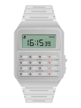 Calculator digital watch Stock Illustration