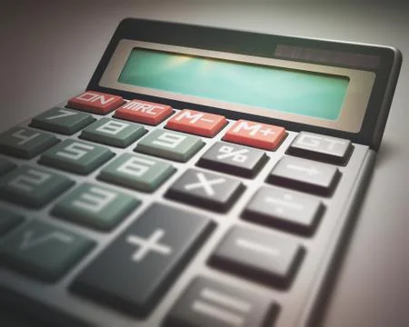 Calculator Display Blank 스톡 일러스트