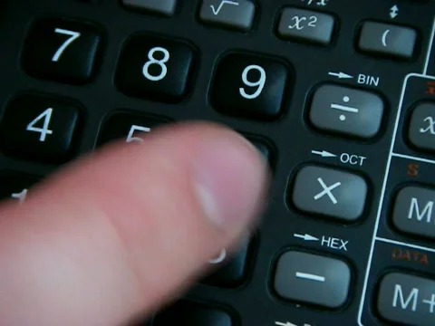 Calculator Stock Footage 520889
