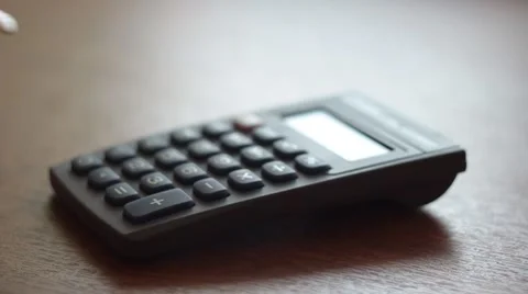 Calculator Stock Footage 1087460