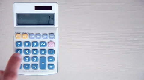Calculator 스톡 동영상 7738681