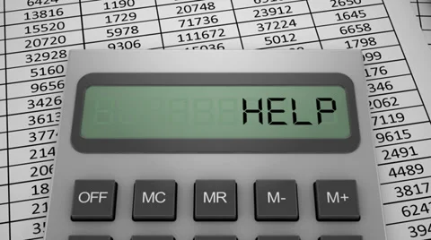 Calculator Stock Footage 32968268