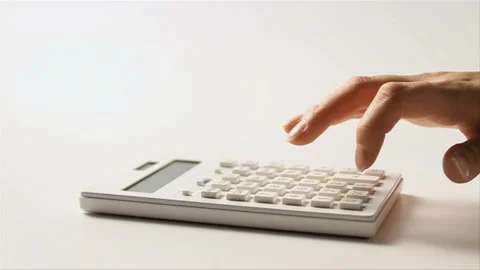 Calculator Stock Footage 159883201