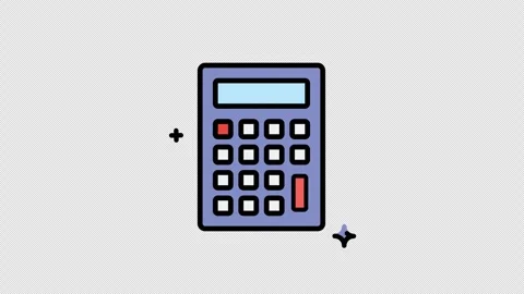Calculator Video stock 287121992