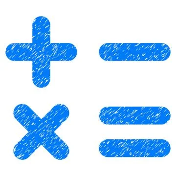 Calculator Grainy Texture Icon Illustrazione stock