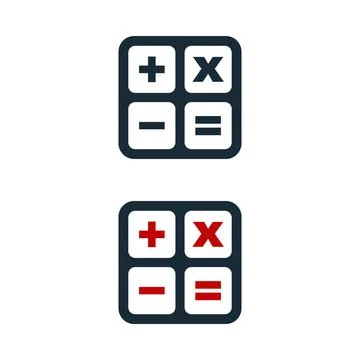 Calculator Icon Design Template Elements Stock Illustration