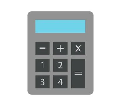 Calculator icon illustrated in vector on white background calculator icon ... Stock Photos