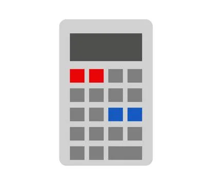 Calculator icon illustrated in vector on white background calculator icon ... Stock Photos