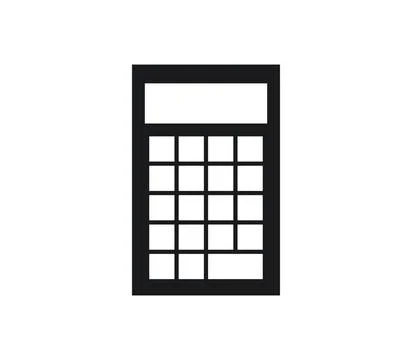 Calculator icon illustrated in vector on white background calculator icon ... Stock Photos