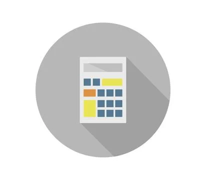 Calculator icon illustrated in vector on white background calculator icon ... Stock Photos