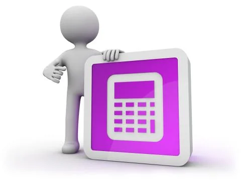 Calculator icon Illustrazione stock