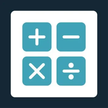 Calculator icon Illustrazione stock