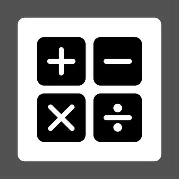 Calculator icon Illustrazione stock