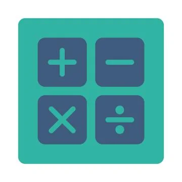 Calculator icon Illustrazione stock