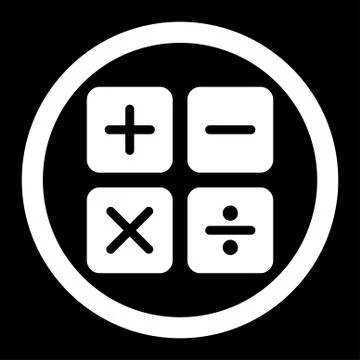 Calculator icon Illustrazione stock