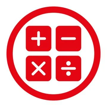 Calculator icon Illustrazione stock