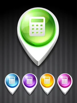 Calculator icon Stock Illustration