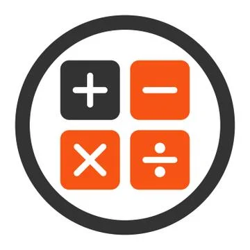 Calculator icon Illustrazione stock