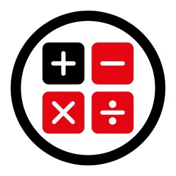 Calculator icon Illustrazione stock