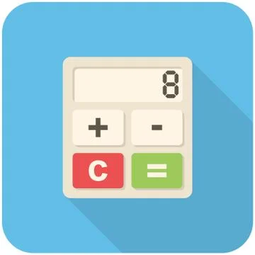 Calculator icon Stock Illustration