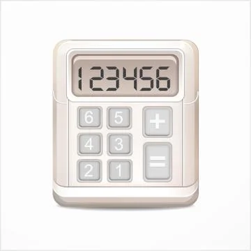 Calculator icon Stock Illustration