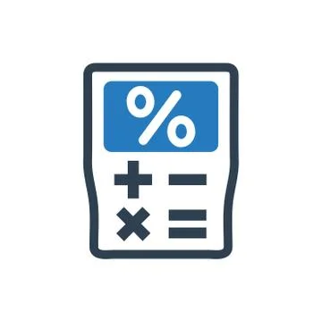 Calculator Icon Illustrazione stock