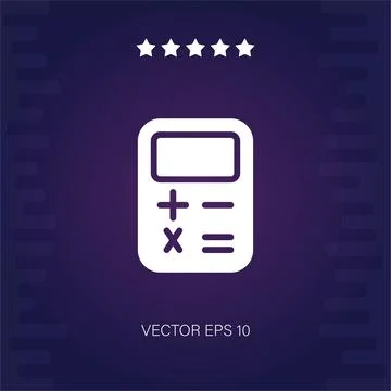 Calculator  icon Stock Illustration