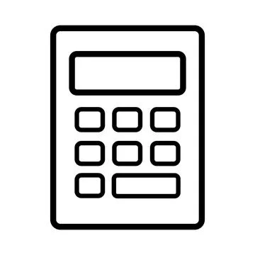 Calculator icon Stock Illustration