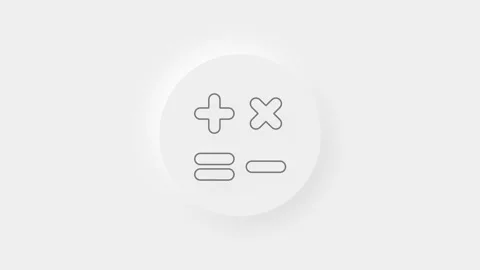 Calculator icon isolated on white background. Accounting symbol. Business Stock Footage 156133113