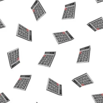 Calculator icon pattern. A beautiful new mathematical tool for calculating イラスト素材