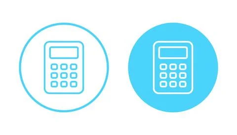 Calculator icon vector. Accounting calculator sign and symbol. イラスト素材