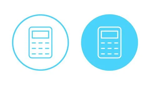 Calculator icon vector. Accounting calculator sign and symbol. イラスト素材