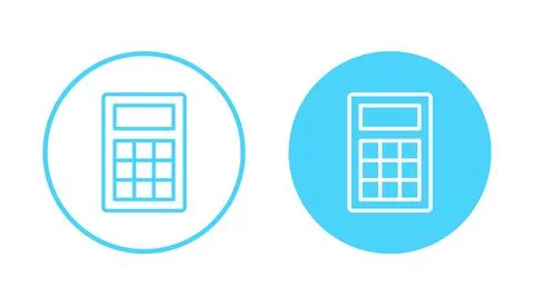 Calculator icon vector. Accounting calculator sign and symbol. イラスト素材