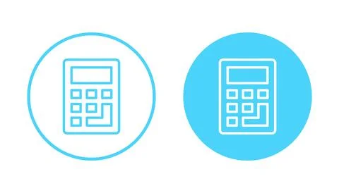 Calculator icon vector. Accounting calculator sign and symbol. イラスト素材