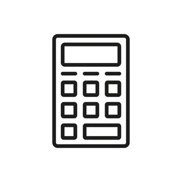 Calculator icon vector design templates simple and modern Stock Illustration