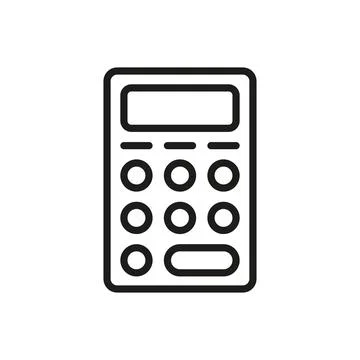 Calculator icon vector design templates simple and modern Stock Illustration