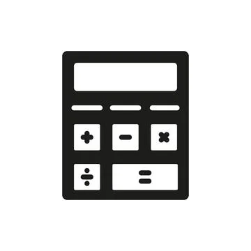 Calculator icon vector design templates simple and modern Stock Illustration
