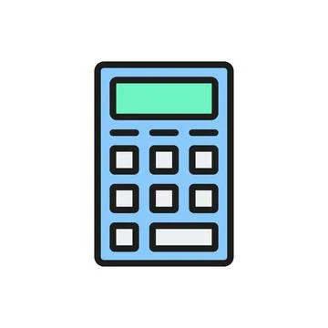 Calculator icon vector design templates simple and modern Stock Illustration
