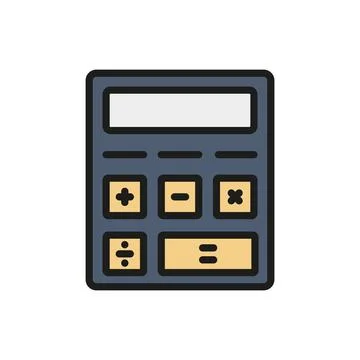 Calculator icon vector design templates simple and modern Stock Illustration