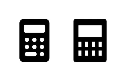 Calculator icon vector illustration. Accounting calculator sign and symbol. イラスト素材