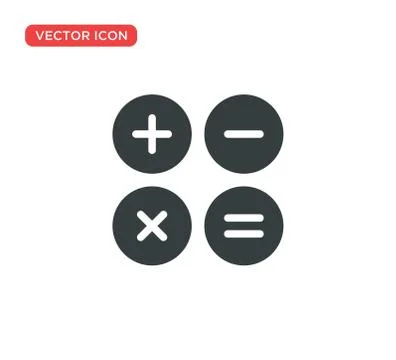 Calculator Icon Vector Illustration Design Stock Illustration