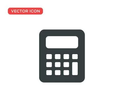 Calculator Icon Vector Illustration Design Stock Illustration