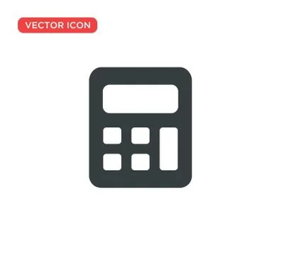 Calculator Icon Vector Illustration Design Stock Illustration
