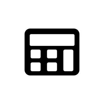 Calculator icon vector. math icon. finances sign Stock Illustration