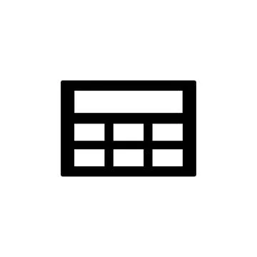 Calculator icon vector. math icon. finances sign Illustrazione stock