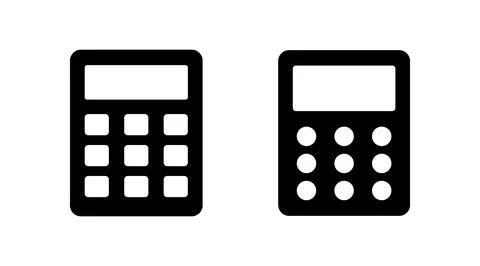 Calculator icon vector. math icon. finances sign Stock Illustration