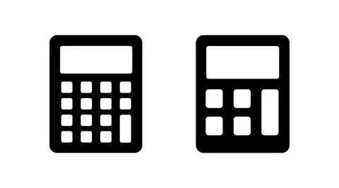 Calculator icon vector. math icon. finances sign Stock Illustration