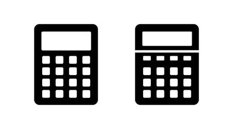 Calculator icon vector. math icon. finances sign Illustrazione stock