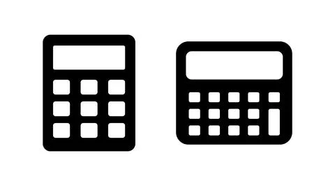 Calculator icon vector. math icon. finances sign 스톡 일러스트