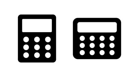 Calculator icon vector. math icon. finances sign Stock Illustration